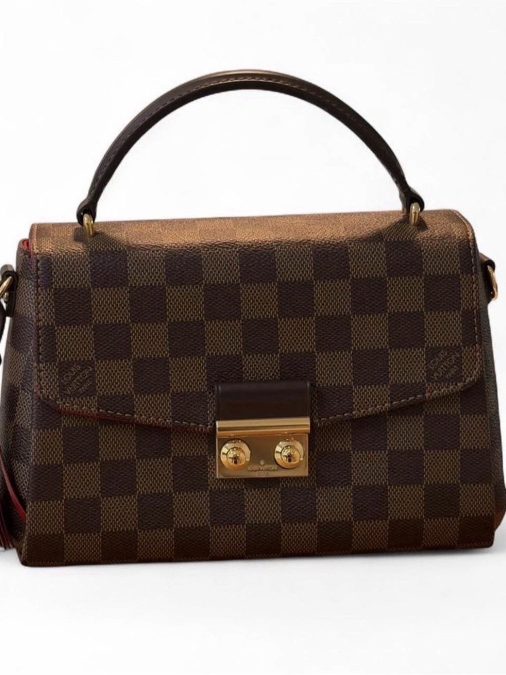 Louis Vuitton croisette damier ebene crossbody bag